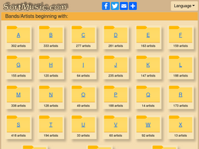 'sortmusic.com' screenshot