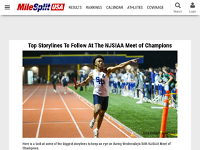 'milesplit.com' screenshot