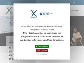 'polytechnique.edu' screenshot