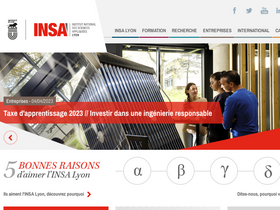 'insa-lyon.fr' screenshot