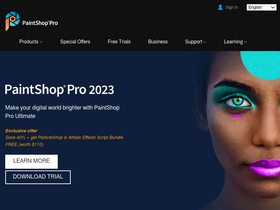 'paintshoppro.com' screenshot