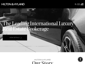 'hiltonhyland.com' screenshot