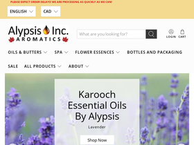alypsis.com homepage screenshot