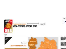 'basketball-bund.net' screenshot