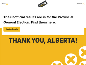 'elections.ab.ca' screenshot