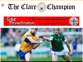 'clarechampion.ie' screenshot