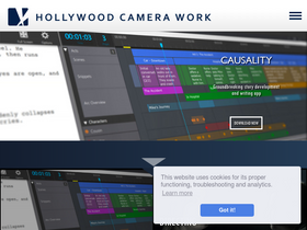 'hollywoodcamerawork.com' screenshot