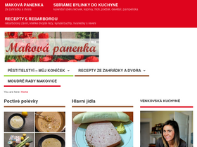'makova-panenka.cz' screenshot