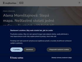 'mujrozhlas.cz' screenshot