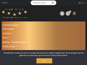 'fivestartrading-holland.eu' screenshot