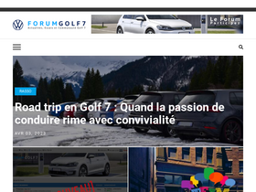 'forumgolf7.fr' screenshot