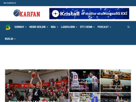 'karfan.is' screenshot