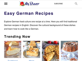 'mydinner.co.uk' screenshot