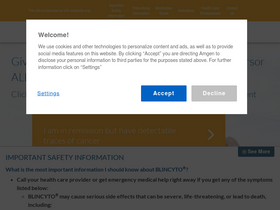 'blincyto.com' screenshot