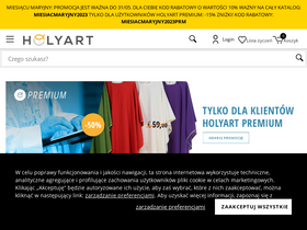 'holyart.pl' screenshot