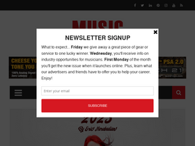 'musicconnection.com' screenshot