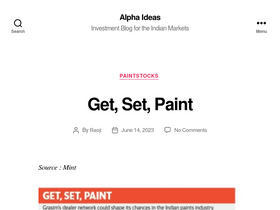 'alphaideas.in' screenshot