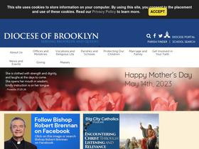 'dioceseofbrooklyn.org' screenshot