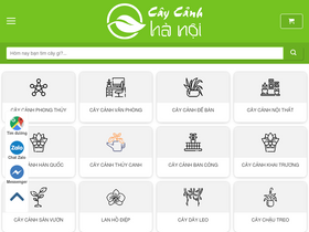 'caycanhhanoi.vn' screenshot