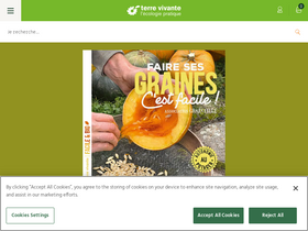 'terrevivante.org' screenshot