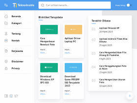 'teknoinside.com' screenshot