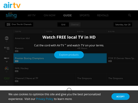 'airtv.net' screenshot