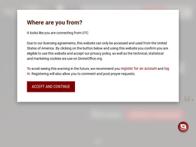 'divineoffice.org' screenshot