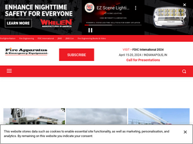 'fireapparatusmagazine.com' screenshot