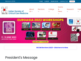 'isccm.org' screenshot