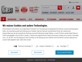'easynotebooks.de' screenshot