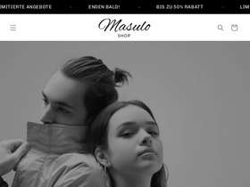 Masulo homepage screenshot