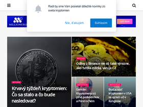 'kryptonovinky.sk' screenshot