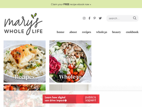 'maryswholelife.com' screenshot