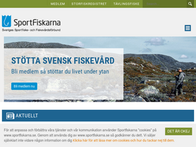 'sportfiskarna.se' screenshot