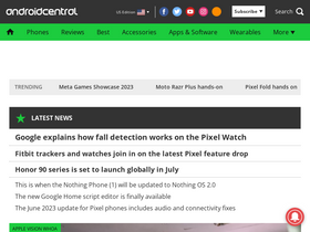 'androidcentral.com' screenshot