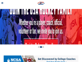 'usahockey.com' screenshot