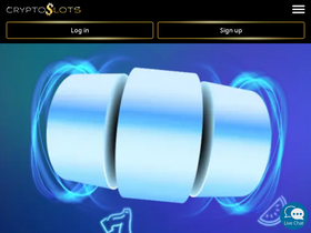 'cryptoslots.com' screenshot