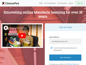 'chinesepod.com' screenshot