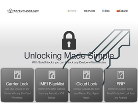 'safeunlocks.com' screenshot