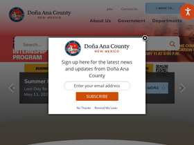 'donaanacounty.org' screenshot