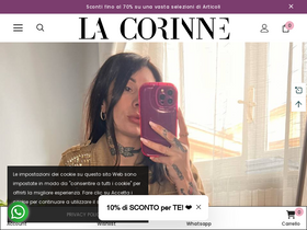 lacorinne.com homepage screenshot