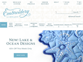 'emblibrary.com' screenshot