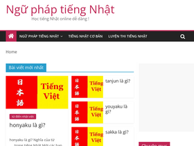 'nguphaptiengnhat.com' screenshot