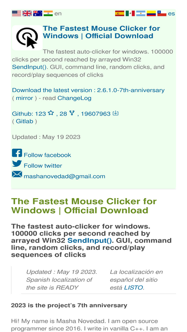 Download The Fastest Mouse Clicker 2.6.1.0 for Windows