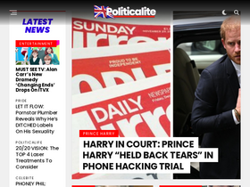 'politicalite.com' screenshot