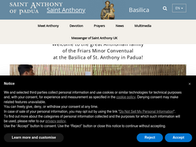 'santantonio.org' screenshot