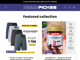 Homepickss homepage screenshot
