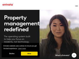 'entrata.com' screenshot