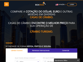 'boataxa.com.br' screenshot