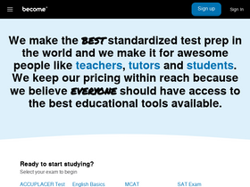 'uniontestprep.com' screenshot